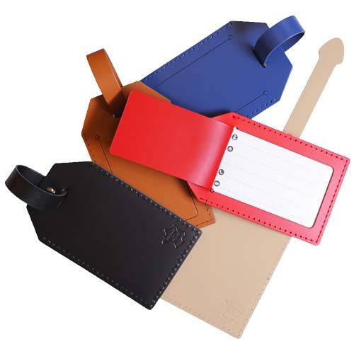 Etichetta per bagagli in pelle riciclata Citizen Green Milou