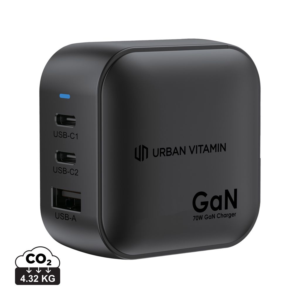 Caricabatterie GAN Urban Vitamin Santa Cruz 70W in rPC RCS