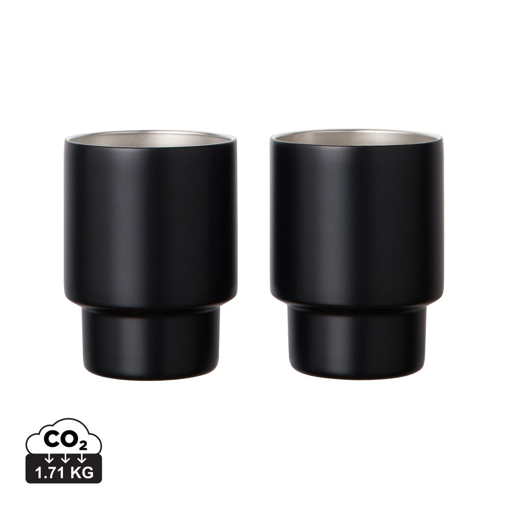 Set 2 tazze VINGA Nagano in rAcciaio RCS 160ml