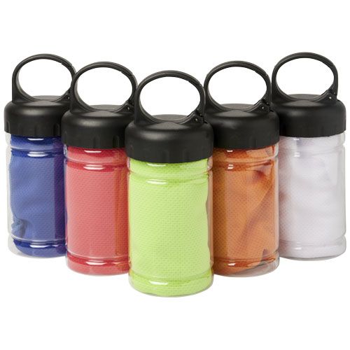 Asciugamano rinfrescante in contenitore PET Remy