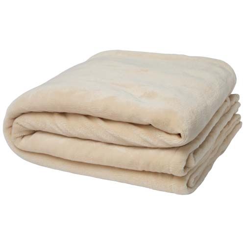 Coperta in sherpa riciclato certificato GRS Ashen