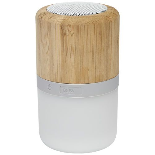 Speaker Bluetooth® in bambù Aurea con luce
