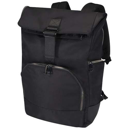 Zaino per portatile da 15,6" in materiale riciclato certificato GRS con chiusura arrotolabile Rhine - 18L