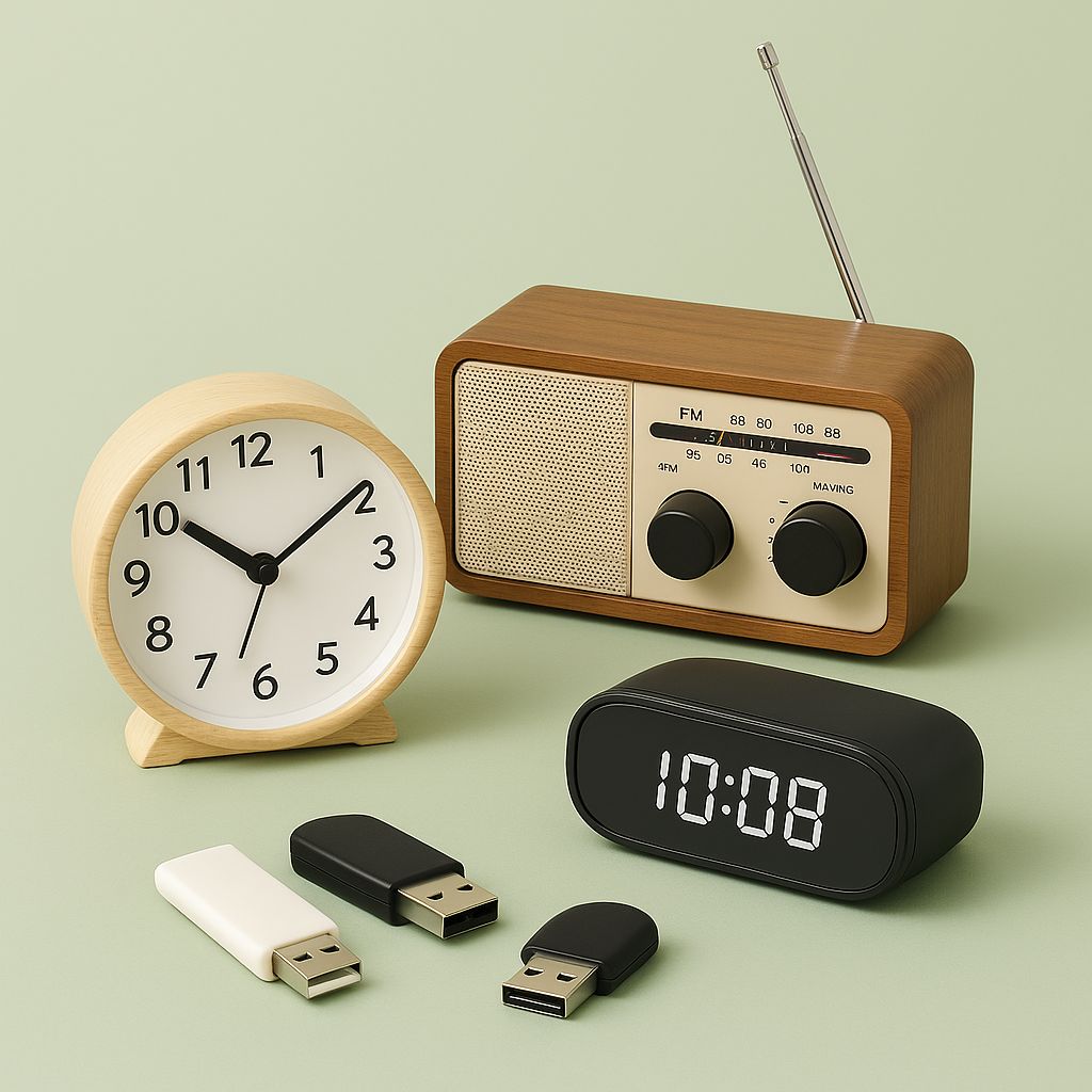 Radio, Sveglie, Orologi