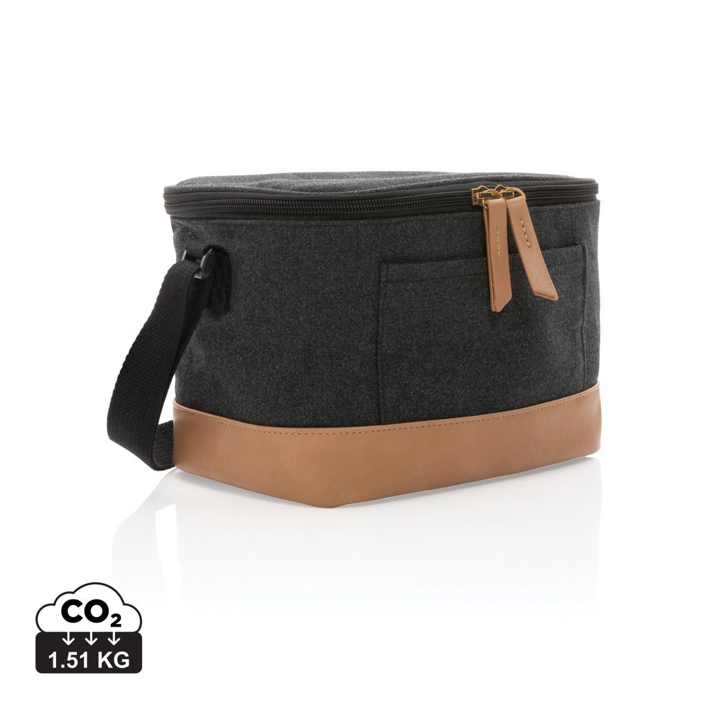 Borsa termica 6 lattine canvas riciclato 16 once Impact AWAR