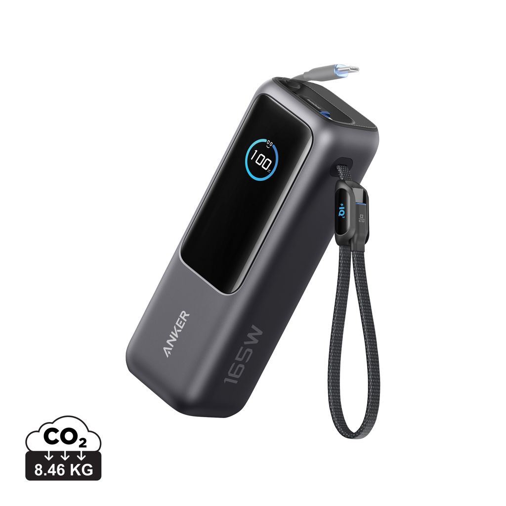 Powerbank Anker da 25.000 mAh 165W con cavo integrato