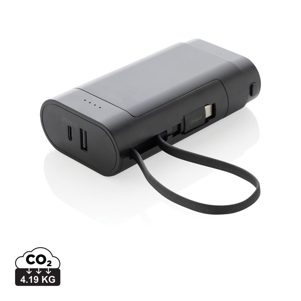 Powerbank 10000 mAH CycleCell con batteria rimovibile