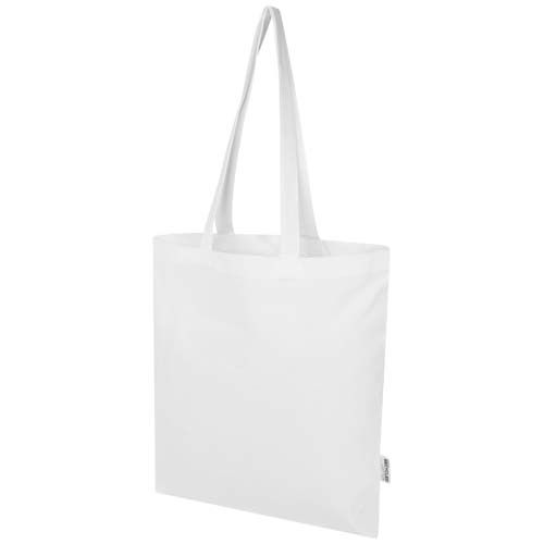 Tote bag in cotone riciclato certificato GRS da 140 g/m² Madras Blend - 7L