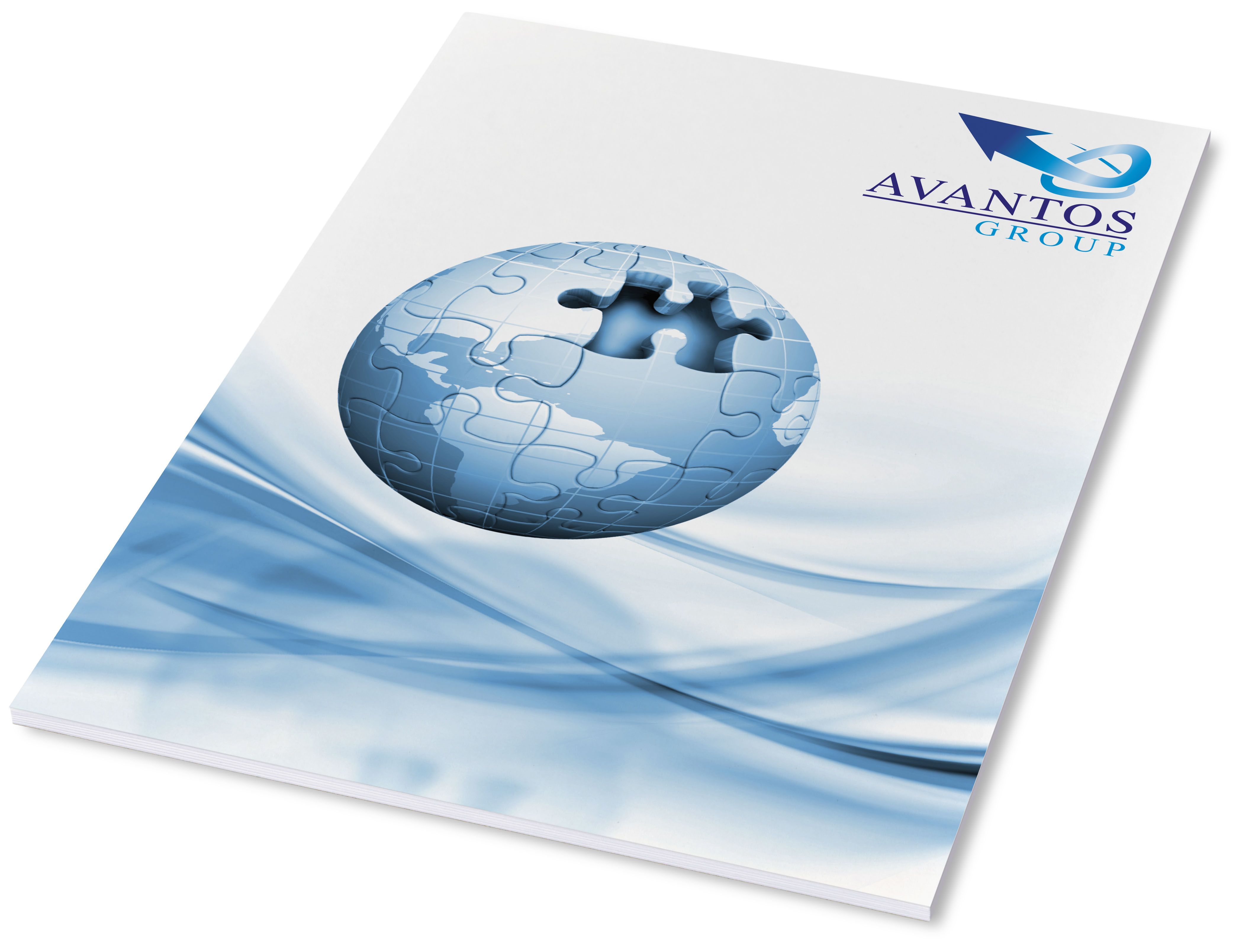 Block notes A4 Desk-Mate® con copertina avvolgente