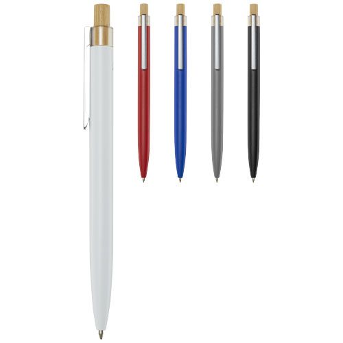 Penna a sfera in alluminio riciclato Nooshin (inchiostro blu)