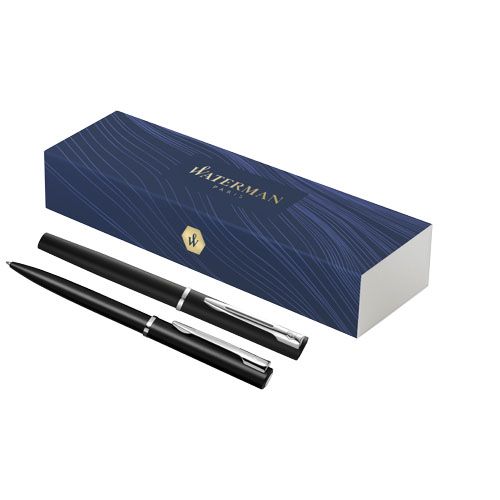 Waterman set penna a sfera e penna roller Allure (inchiostro blu)