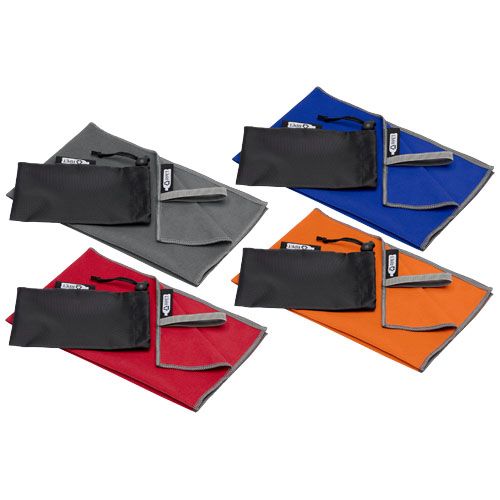 Asciugamano ultraleggero ad asciugatura rapida certificato GRS 30 x 50 cm Pieter