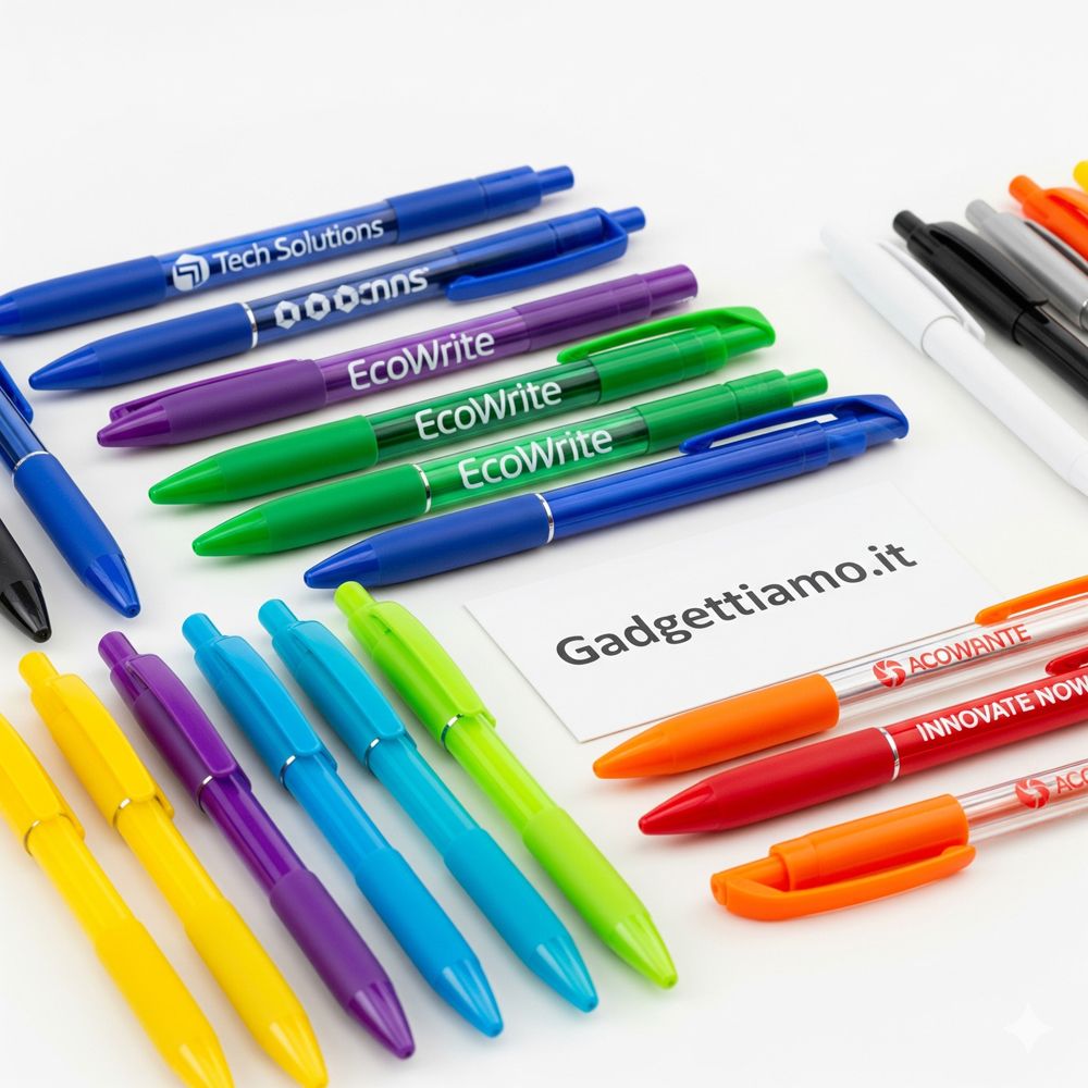 Penne in plastica personalizzate