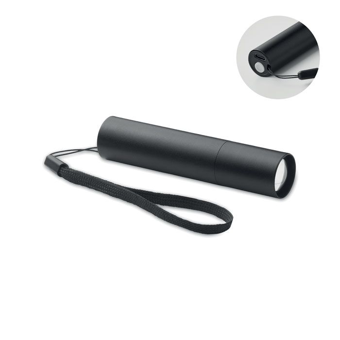 ALUMINATE. Torcia ricaricabile in allumini