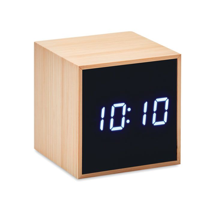 MARA CLOCK. Sveglia in bamboo