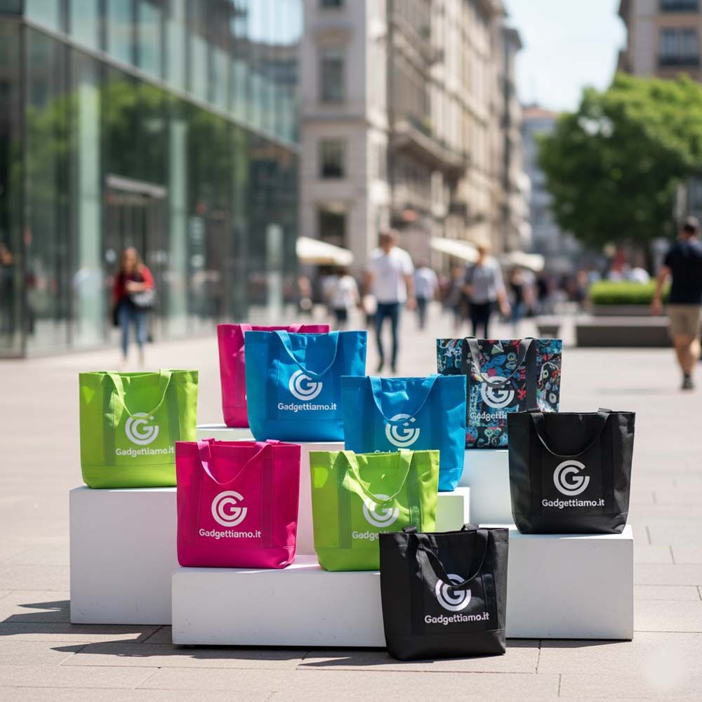 Shopper in poliestere personalizzate