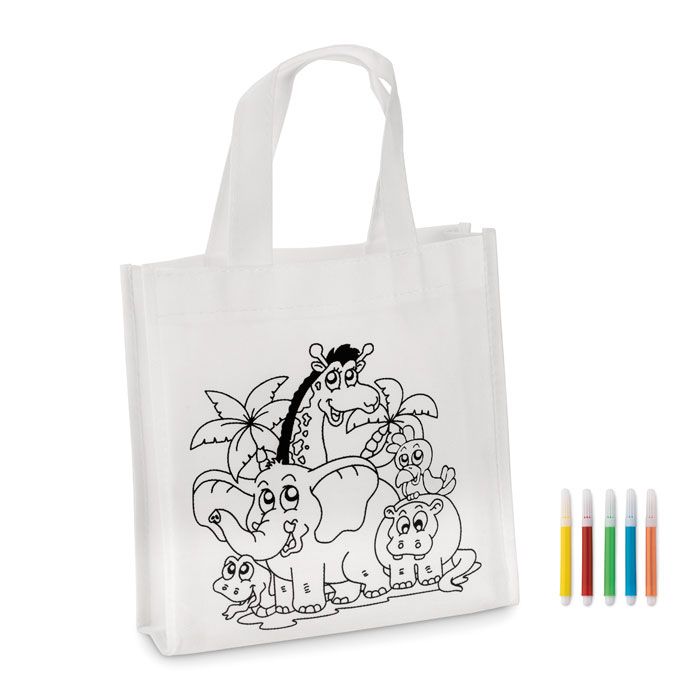 SHOOPIE. Mini borsa shopper da colorare