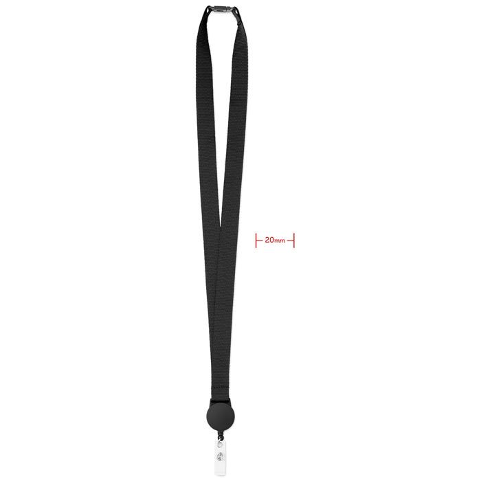 ZIP LANYARD. Lanyard con badge estraibile
