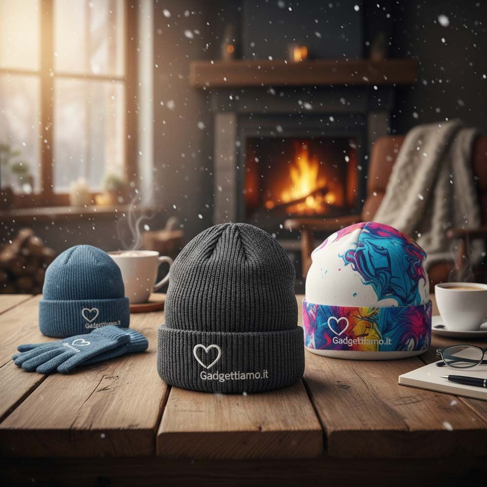 Berretti, Sciarpe e Guanti Personalizzati: Accessori Invernali con Logo