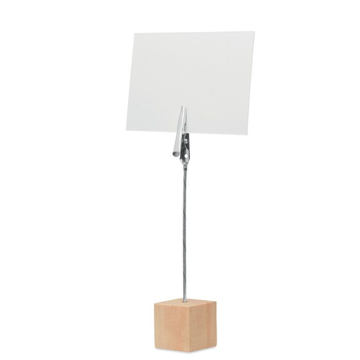 HELLO CLIP. Clip in legno