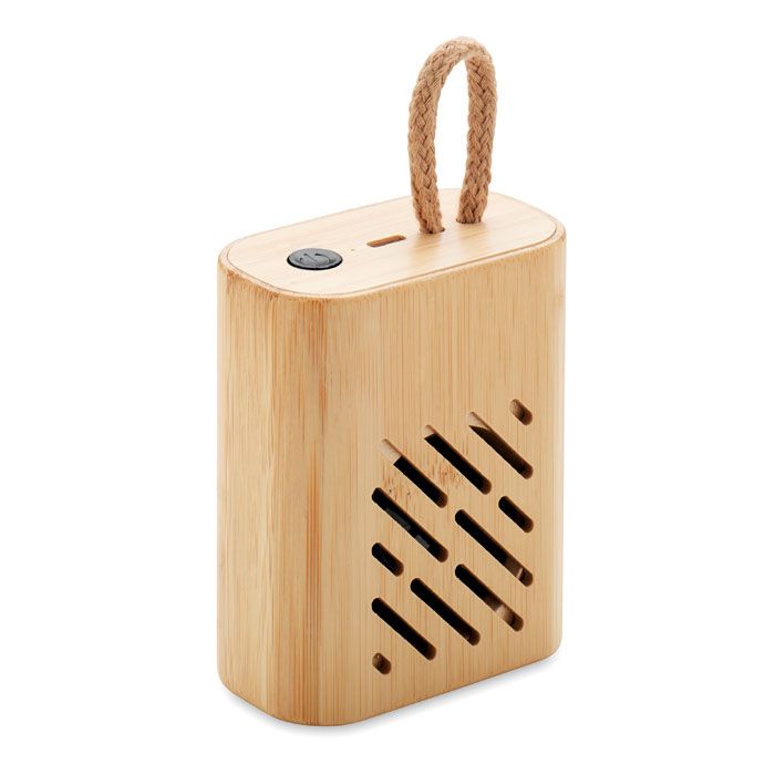 REY. Speaker wireless Bamboo da 3W