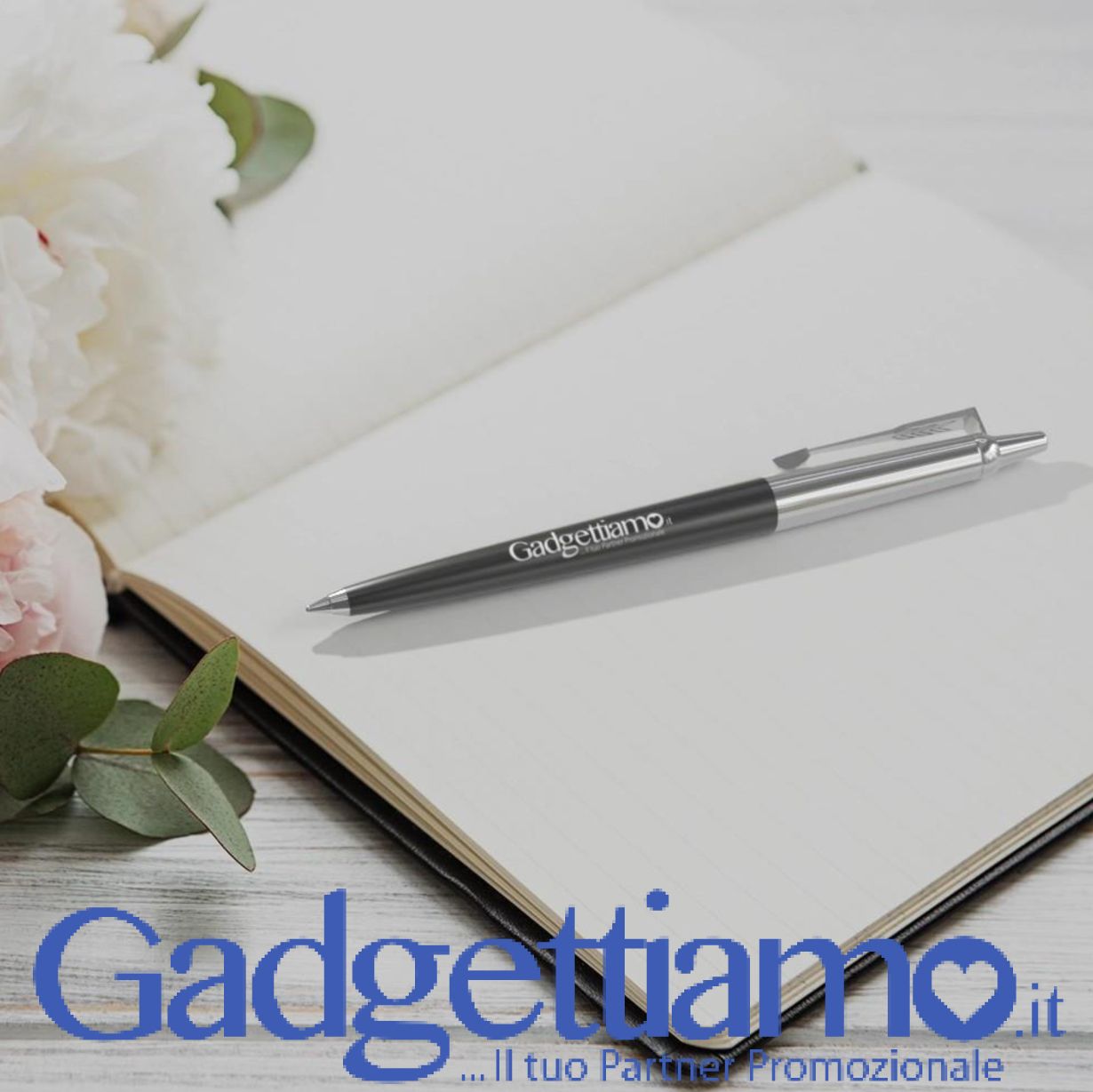 Penne plastica e metallo personalizzate