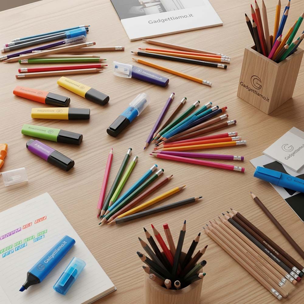 Matite e pennarelli personalizzati