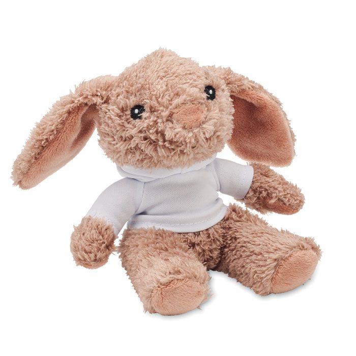 BUNNY. Peluche coniglietto con felpa