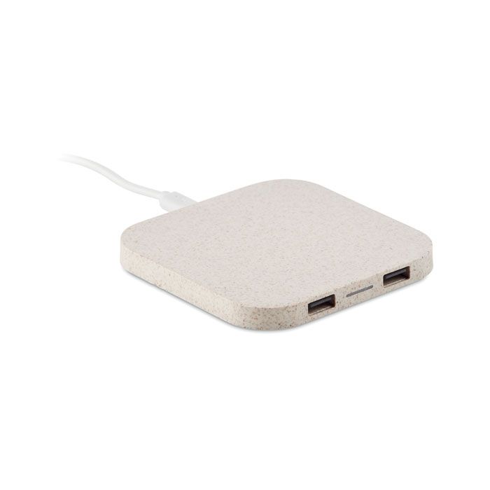 UNIPAD+. HUB USB in paglia/ABS