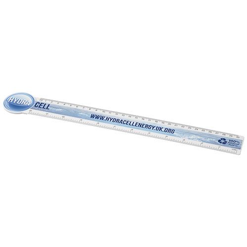Righello da 30 cm in plastica riciclata a forma di cerchio Tait