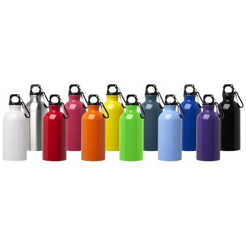 Borraccia da 400 ml in acciaio inossidabile certificato RCS a parete singola con moschettone Oregon