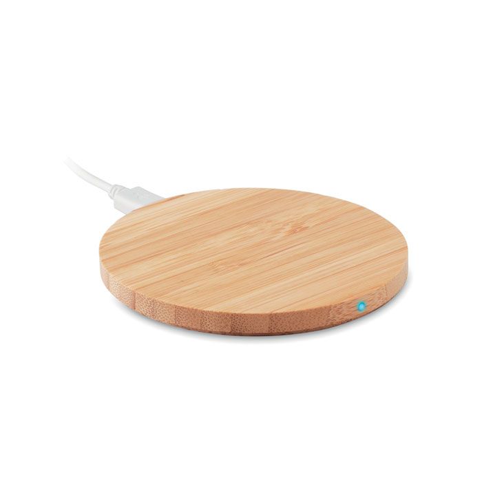 RUNDO. Caricatore wireless in bamboo