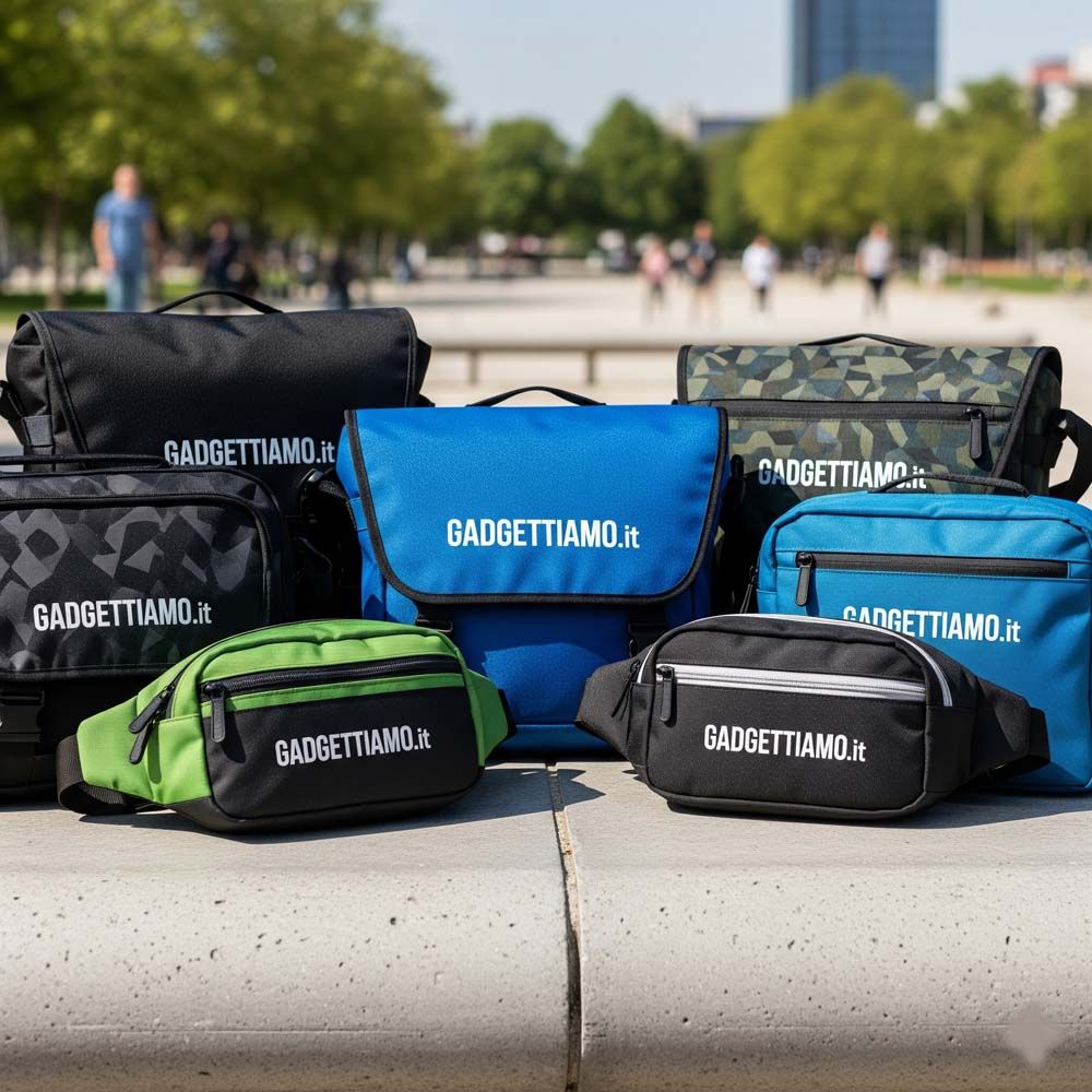 Borse tracolla e marsupi personalizzati