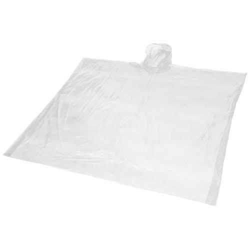 Poncho impermeabile monouso in materiale riciclato certificato GRS con custodia Mayan