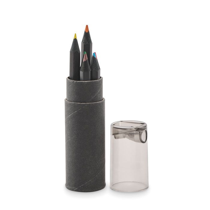 NEGRO. Set 6 matite colorate nere
