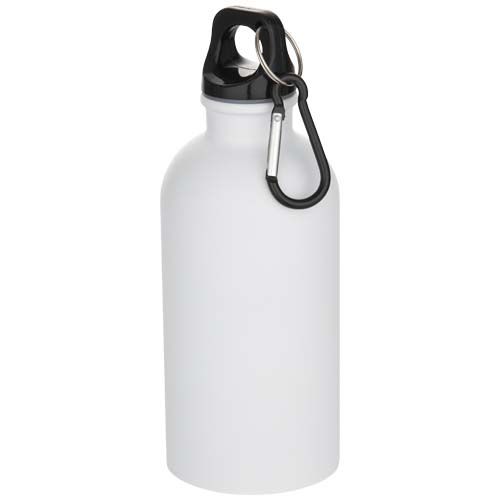 Borraccia da 400 ml in acciaio inossidabile certificato RCS a parete singola con moschettone Oregon