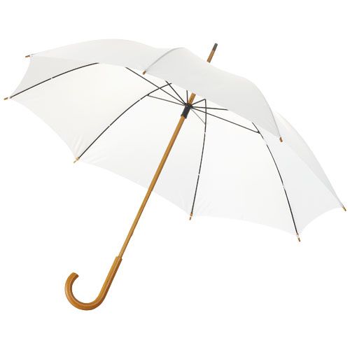 Ombrello Jova da 23" con manico e asta in legno