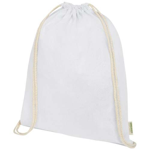 Zaino in cotone biologico 100 g/m² con cordoncino Orissa - 5L