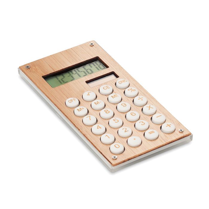 CALCUBAM. Calcolatrice in bamboo