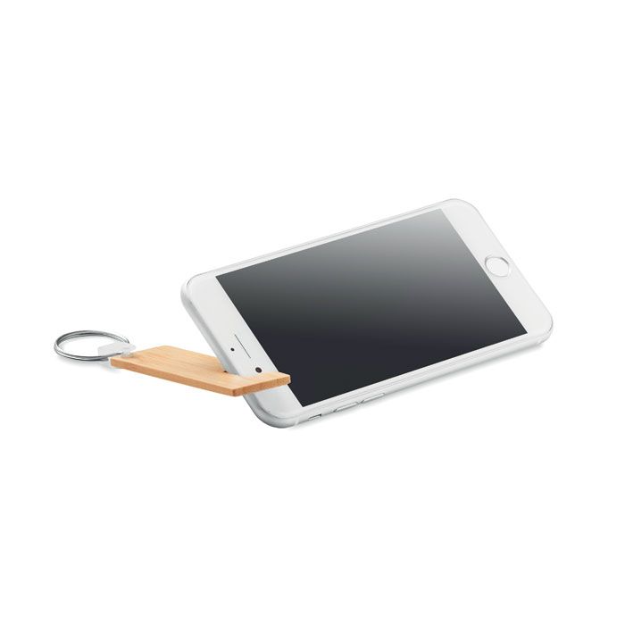 GANKEY. Supporto in bamboo e portachiav