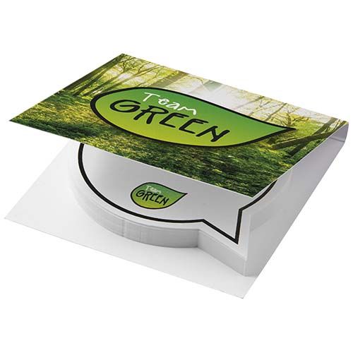 Foglietti adesivi a forma di fumetto con copertina morbida Sticky-Mate®