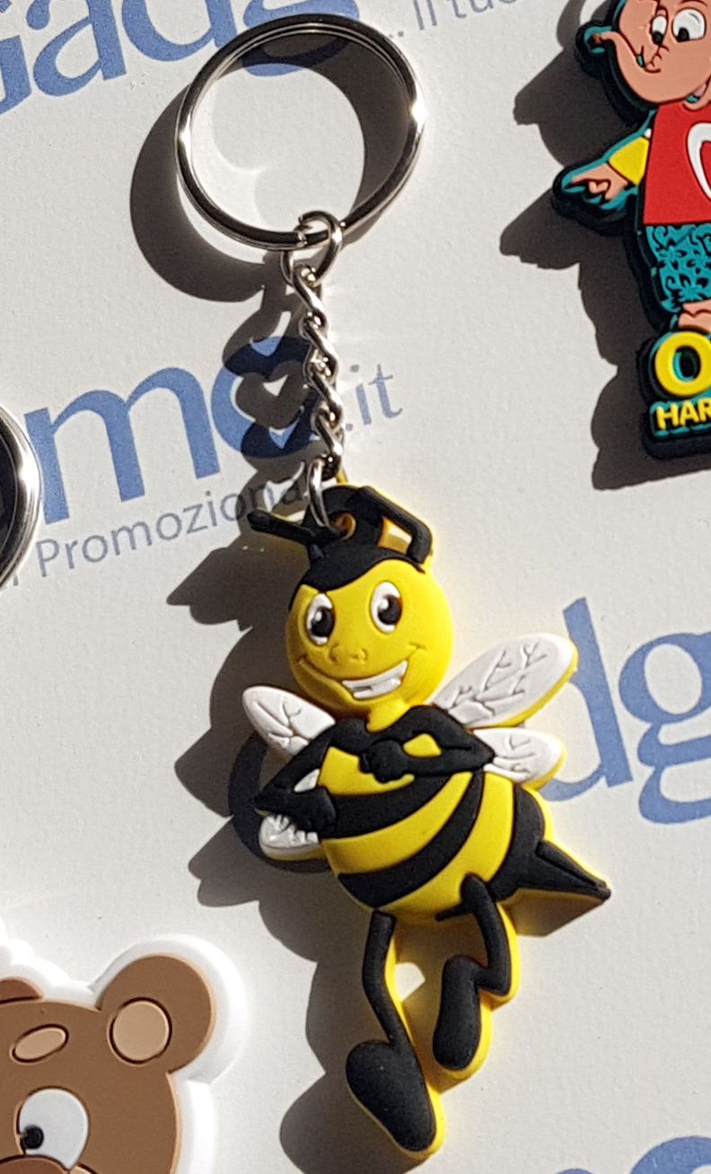 Portachiavi in GOMMA Personalizzati AD HOC