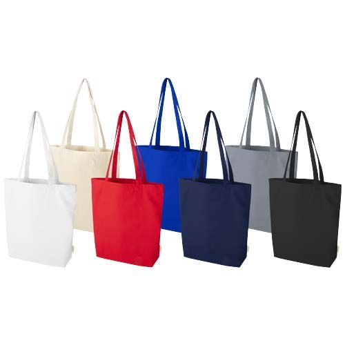Tote bag in cotone biologico certificato OCS da 270 g/m² Odisha