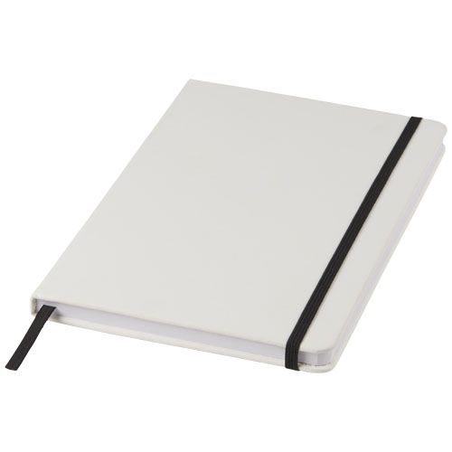 Blocco note bianco formato A5 con elastico colorato Spectrum