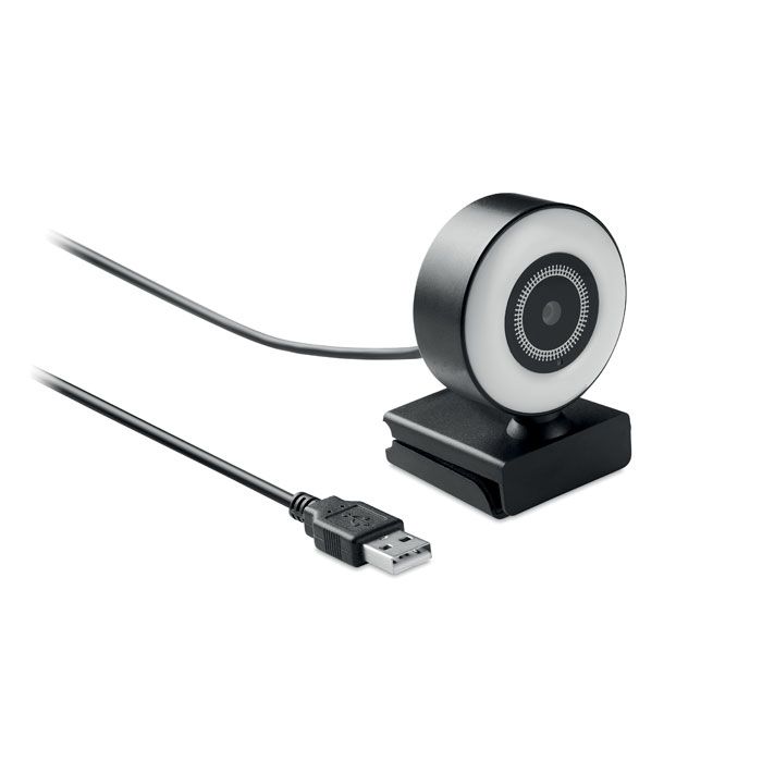 LAGANI. Webcam HD1080P e luce ad anello