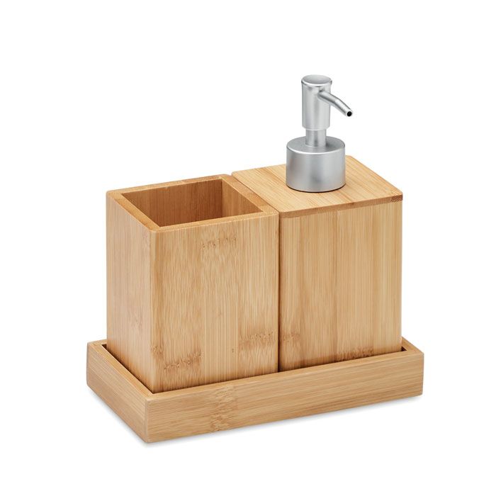 SUOMI. Set da bagno 3 pz in bamboo