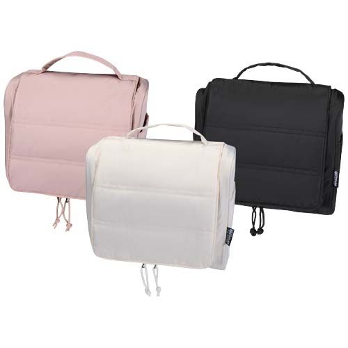 Beauty case da appendere in materiale riciclato certificato GRS Puffer - 8L