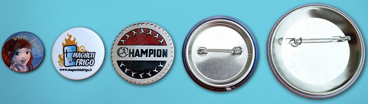 Spille tonde in metallo