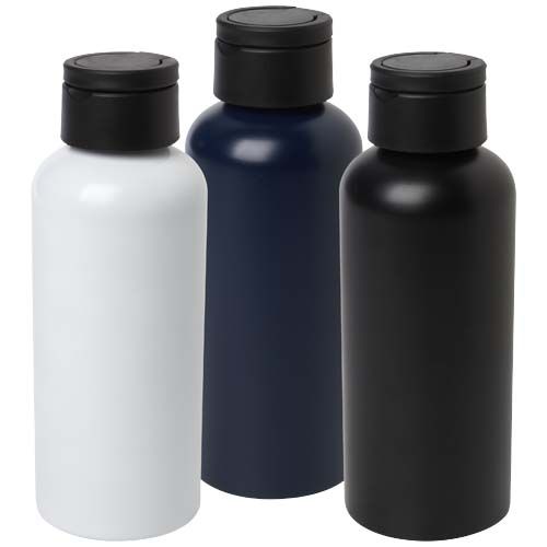 Borraccia in alluminio riciclato certificato RCS con coperchio in PET riciclato da 600 ml Oregon