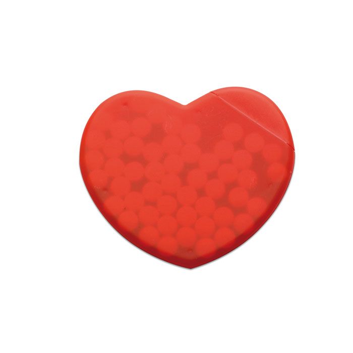 CORAMINT. Dispenser mentine a cuore